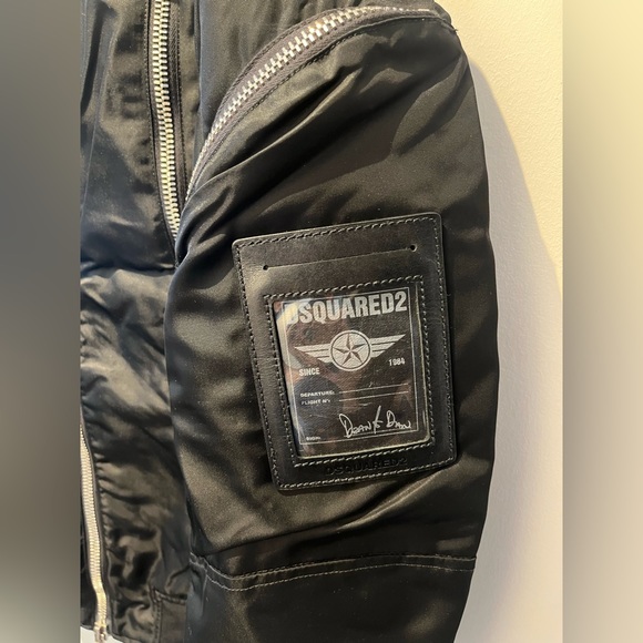 Dsquared2 Nylon Bomber Jacket/Flight jacket/Pilot jacket/Motorcycle Jacket - Picture 2 of 8